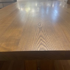 天然木ダイニングテーブル　椅子3脚　の画像