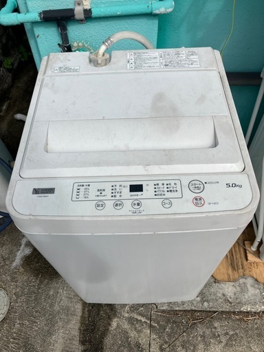 洗濯機　5kg ヤマダ　2021年製　YWM-T50H1