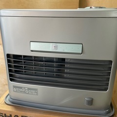 中古品 SHARP OK-R58CR-S 石油ファンヒーター プラズマクラスター 2004年 暖房器具 ストーブ 灯油ストーブ 石油ストーブ シルバー の画像