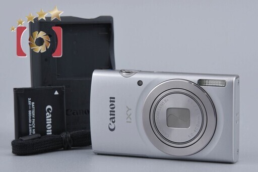 【中古】Canon キヤノン IXY 180 シルバー コンパクトデジタルカメラ