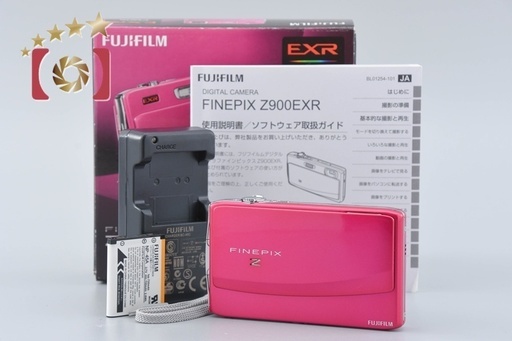 【中古】FUJIFILM 富士フイルム FINEPIX Z900 EXR ピンク コンパクトデジタルカメラ 元箱付き