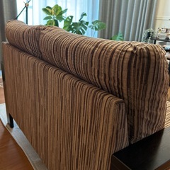 布張り2人掛けソファ　ノンコイルの画像