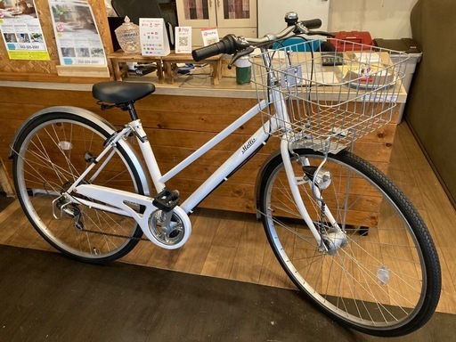 前後タイヤ・チューブ新品！】LEDオートライト6段変速27インチ自転車