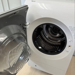 定価30万【最安値】💎2023年購入SHARPドラム式洗濯機　NEXT乾燥ES-X11A 配達無料の画像