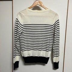 【GU】ジーユー カーディガン ボーダー【L】の画像