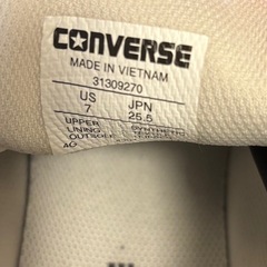 CONVERSE コンバース レイン対応 スニーカー 25.5cmの画像