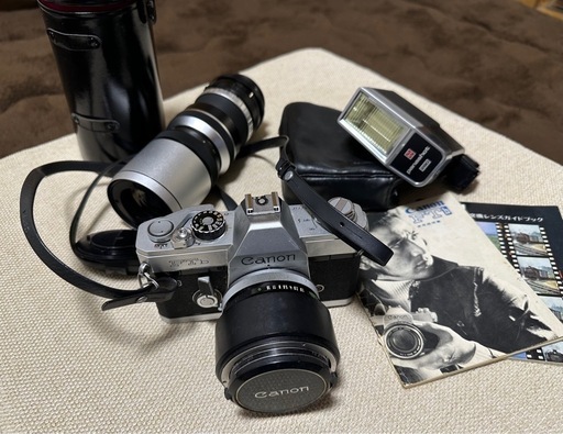 Canon FTb 望遠レンズストロボセット一眼レフカメラ (ぴよたま) 秦野の