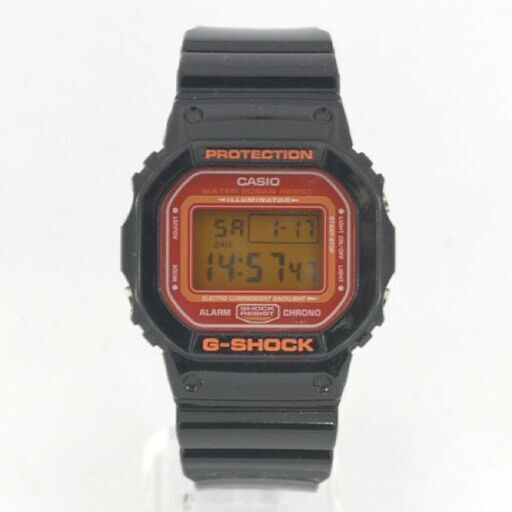動作品 CASIO G-SHOCK クオーツ式腕時計 DW-5600CS-1JF スピードモデル デジタル ブラック×オレンジ クレイジーカラーズ 札幌市 清田区 平岡