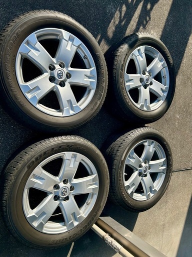 トヨタ純正ホイール・235/55R18　4本 トヨタ純正RAV4純正 ブリヂストンDUELER 235/55R18 (まさ) 名古屋の