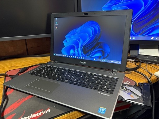 ノートパソコン EPSON Windows11 25H2 CPU i7-4610M メモリ16GB Office2021