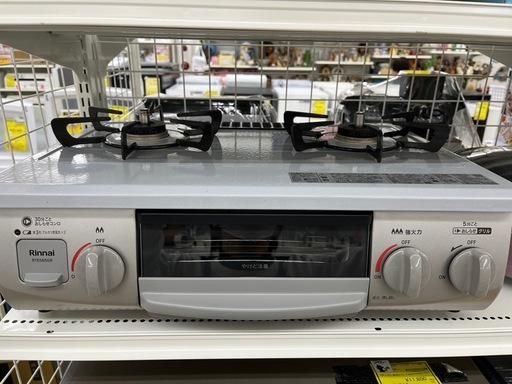 【ドリーム池田店♪ジモティ割対象】 リンナイ都市ガスコンロ RTE565GRD 2024年製 41984
