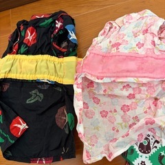 夏　浴衣　プードル　服　犬服　まとめて　ペット　可愛いSS   スカーフの画像