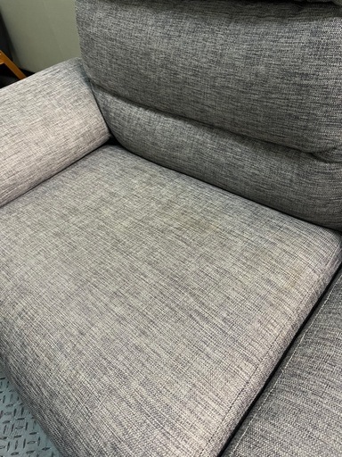 ジャングルジャングル貝塚店　ソファー　布　グレー　2人掛け　中古　リユース　貝塚市　二色浜