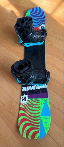 スノボー引退】スノーボード3点セット全てK2 (かんろくのないカラス