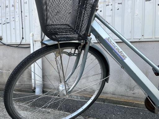 ⭐︎ドリーム2号館⭐︎ジモティー割引/SOUTHERNPORT/中古自転車/27インチ/シルバー/オートライト