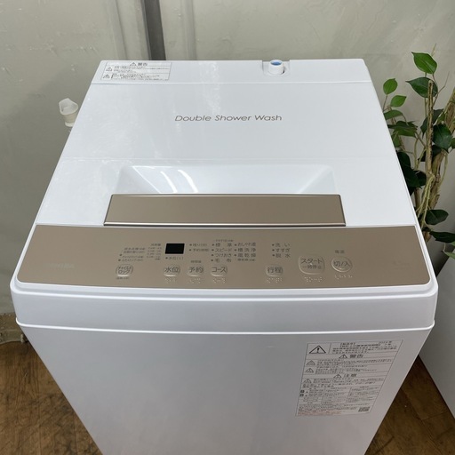 R662 ☀️ 2024年製の高年式♪ TOSHIBA 洗濯機（洗濯4.5㎏) AW-45GA4 ⭐ 動作確認済 ⭐ クリーニング済