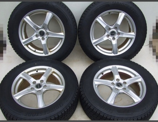 バリ溝ブリジストンスタッドレス 225/60R17 (八ヶ岳のおじさん) 北杜の