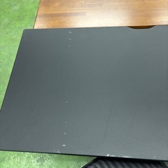 パソコンデスク 椅子一脚セット 事務机 オフィス用品 黒 シルバーの画像