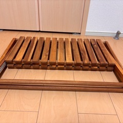 木製ラック（折りたたみ可能）の画像