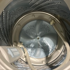 洗濯機　5.5kg 5.5キロ　ハイセンス Hisense 家電　黒　ブラック　【動作ok】の画像