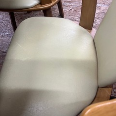 ジャングルジャングル貝塚店　2人掛けダイニングセット　椅子2脚　回転椅子　食卓　ダイニング　中古　リユース　貝塚市　二色浜の画像