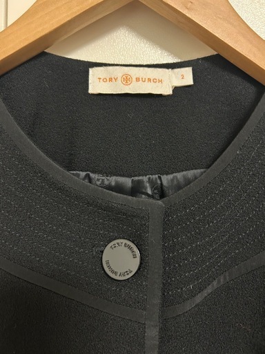 TORY BURCH トリーバーチ 黒ジャケット ワンピース