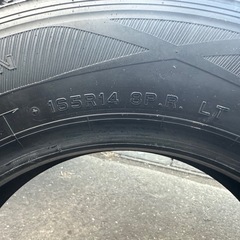 ダンロップ スタッドレスタイヤ WINTER MAXX SV01 165R14 8PR LT 4本セット 日産NV200等に バリ山 美品 DUNLOPの画像