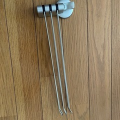 ポゼ キッチン ふきん掛けステン3本 レバー式吸盤の画像