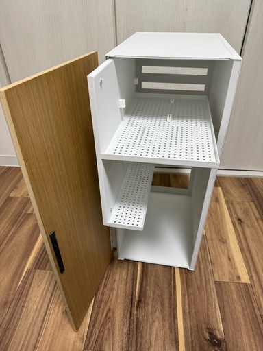 山崎実業 towerゲーム機 収納 ラック ホワイト (ぽん) 大小路の収納