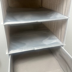 ニトリ 布製収納ボックス 5段の画像