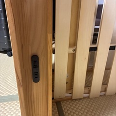 決定しました⭐️シングルベッド　2台　コンセント付きの画像