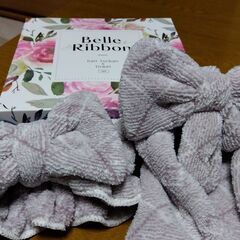 ヘアターバン＆タオルセット【未使用】の画像