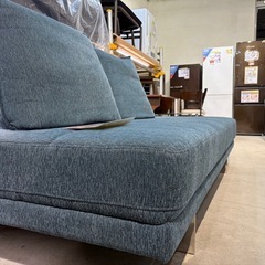 配達可【ソファベッド】【ブルー】【管理番号11701】九の画像