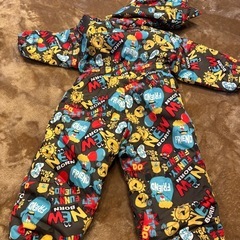 子ども　スキーウェア　 カラフルキャラクター柄　90㎝
の画像