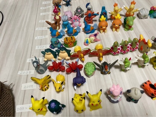 ポケモン 指人形 まとめ91体｜1996年〜2012？年 初期あり クリア14体