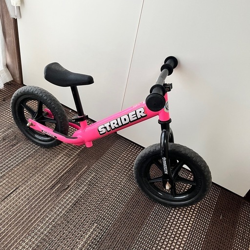 日本製ストライダーピンク (すー) 南宮崎の幼児用自転車の中古あげます