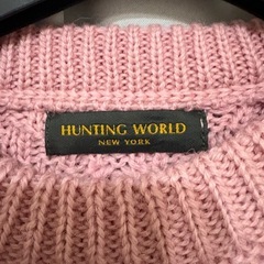 ハンティングワールド　セーター　S ピンクの画像