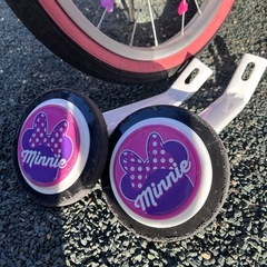 ミニーちゃん自転車　18インチの画像