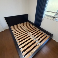【値下げしました】IKEA ダブルベッドフレームの画像