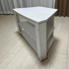 テレビ台 ローボード 白 幅80cmの画像