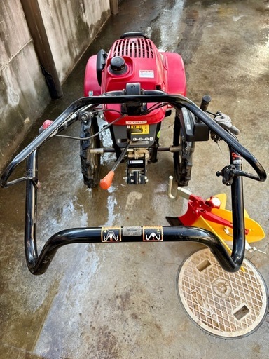 値下　耕運機 ホンダ FF500 サラダ 動作確認済 イエロー培土器 セット