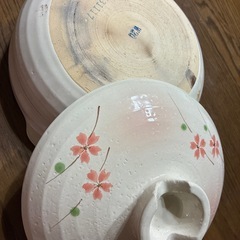 鍋  桜柄の画像