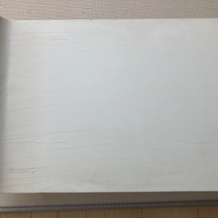 ガラステーブル　ホワイト　センターテーブルの画像