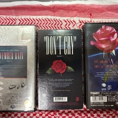 VHS  ビデオテープ　ガンズアンドローゼズ　プロモーションビデオ　3本セットの画像