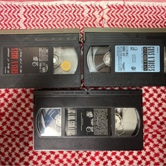 VHS  ビデオテープ　ガンズアンドローゼズ　プロモーションビデオ　3本セットの画像