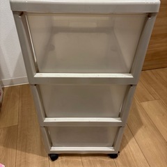 【無料】3段ラック収納　チェストの画像
