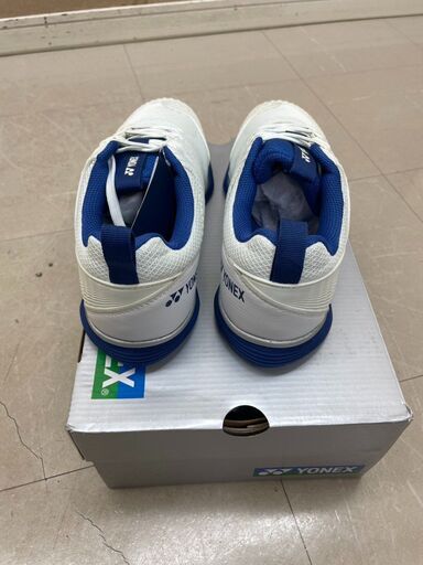 ヨネックス YONEX パワークッション ソニケージ1 メンズ ゴルフシューズ SHG-S01M 25.5cm ホワイト/ブルー スパイクレス (P2139sxYM)