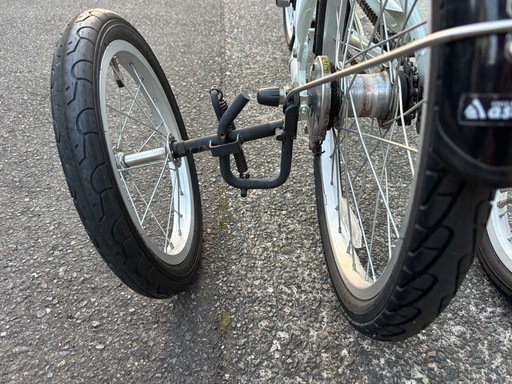 値下げ❗️倒れない自転車　20インチ　美車　ギア付（注）