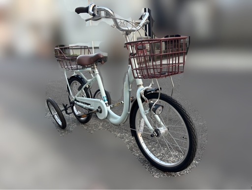 値下げ❗️倒れない自転車　20インチ　美車　ギア付（注）