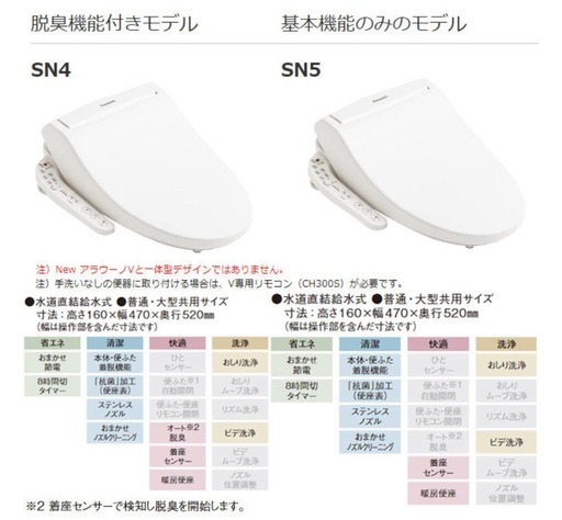 新古品）壁排水 アラウーノv sn4 